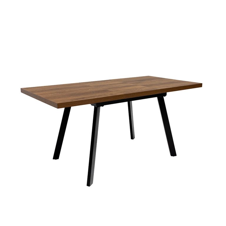 Panama Dark Oak 4-6 Seater Extending Dining Table - 120cm-160cm