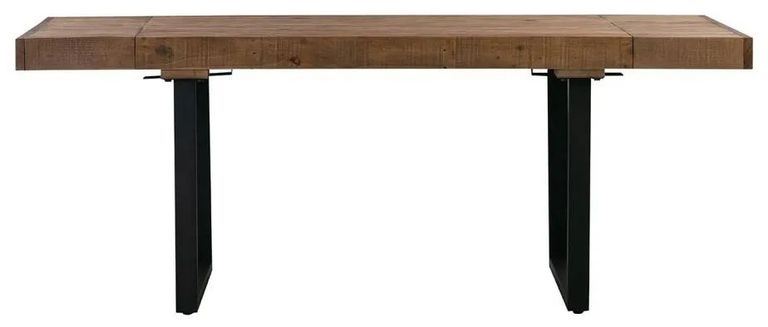 Reclaimed Pine 6 Seater Extending Dining Table - 180cm