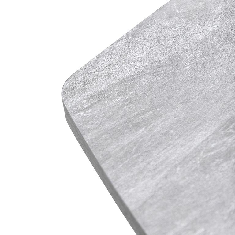 Rimini Grey Melamine 4 Seater Dining Table - 120cm