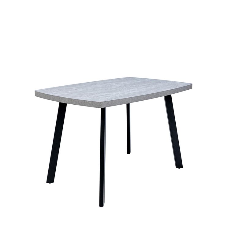 Rimini Grey Melamine 4 Seater Dining Table - 120cm