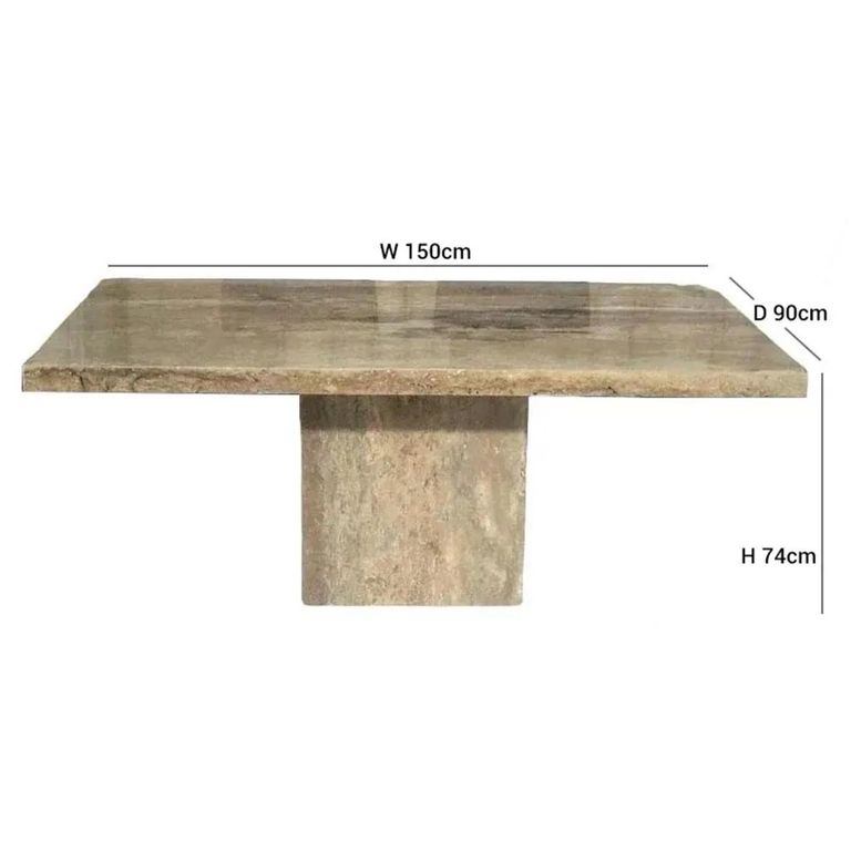 Roma Dining Table - Smooth - Marble - Variation Available