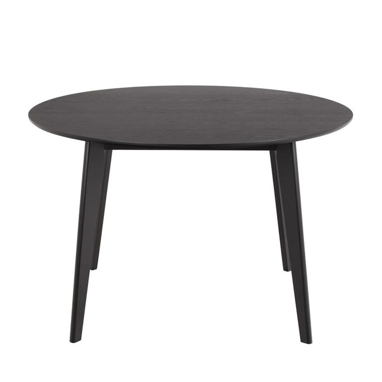 Roxby Round Dining Table - 4 Seater - 120cm - Black
