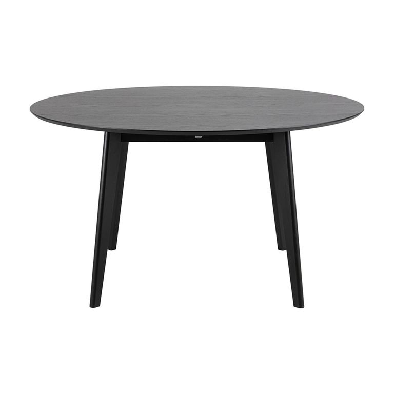 Roxby Round Dining Table - 6 Seater - 140cm - Black
