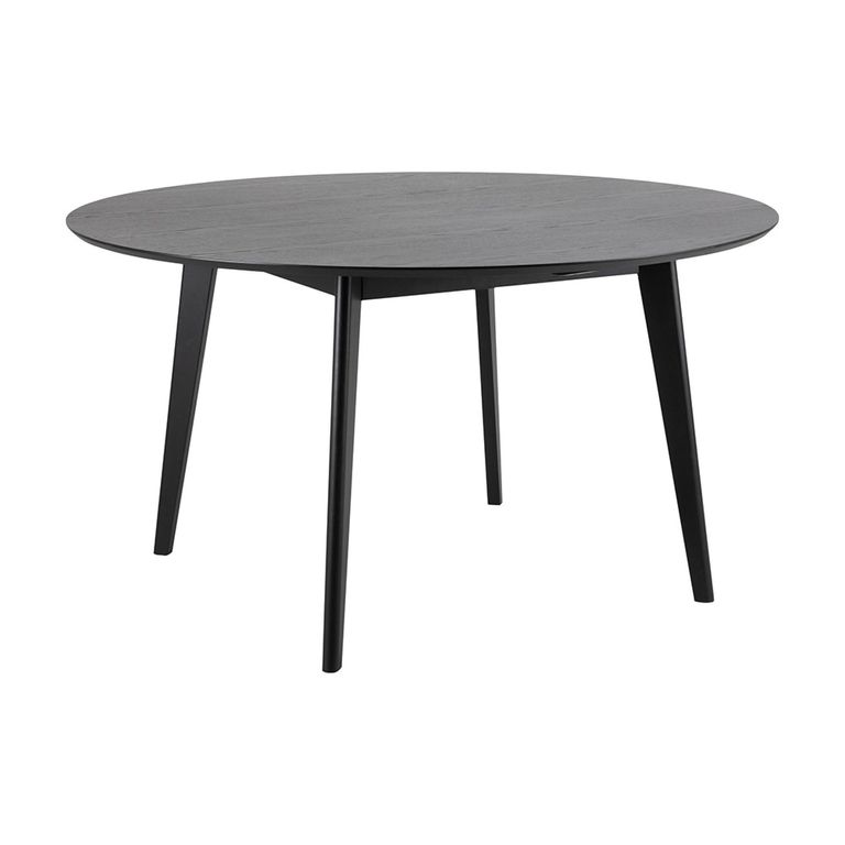 Roxby Round Dining Table - 6 Seater - 140cm - Black