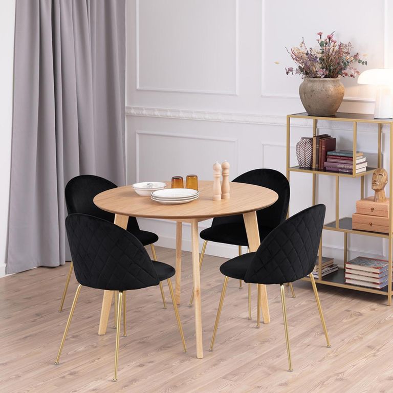 Roxby Round Dining Table - 2 Seater - 105cm - Oak