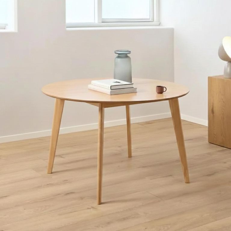 Roxby Round Dining Table - 4 Seater - 120cm - Oak