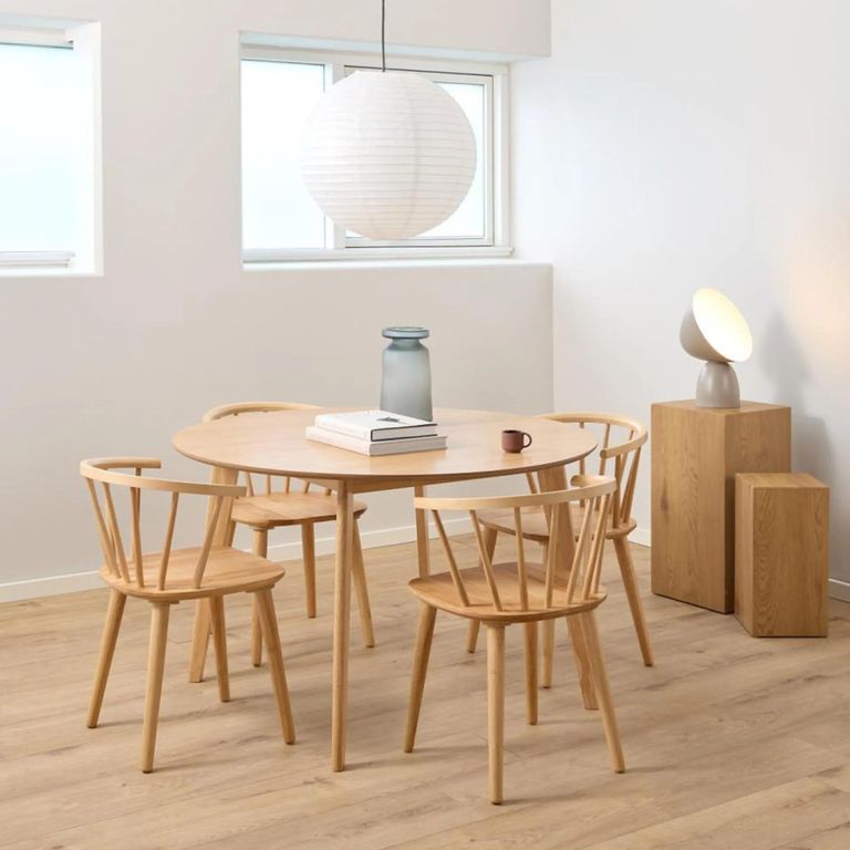 Roxby Round Dining Table - 4 Seater - 120cm - Oak