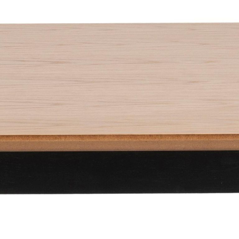 Roxby Round Dining Table - 4 Seater - 120cm - Oak and Black