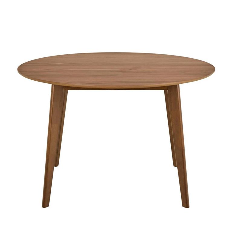Roxby Round Dining Table - 6 Seater - 140cm - Walnut