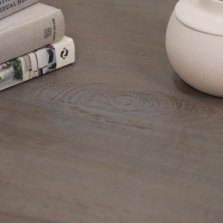 Rustic Grey Washed Mango Wood Double Pedestal Dining Table - 8 Seater - 210cm