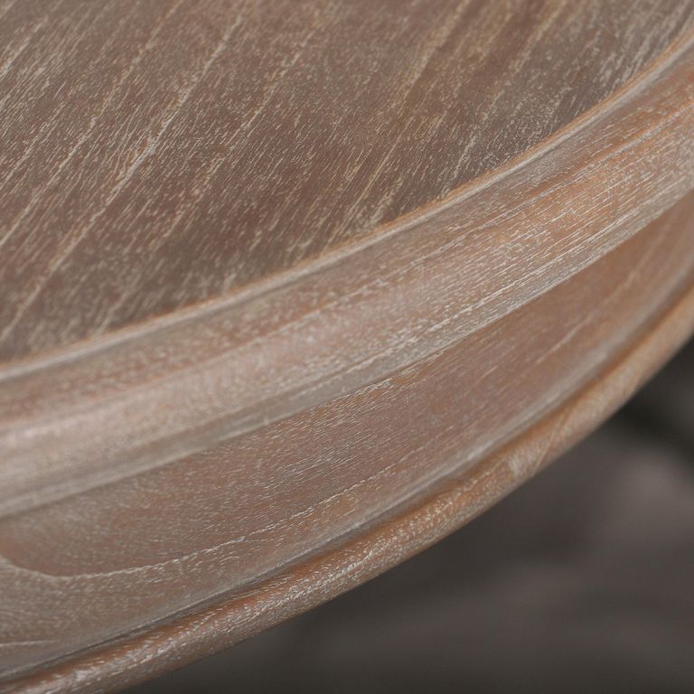 Rustic Reclaimed Wood Pedestal Dining Table - Round - 4 Seater - 120cm