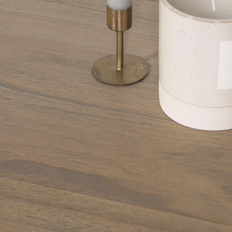 Rustic Washed Wood Pedestal Dining Table - Round - 6 Seater - 150cm