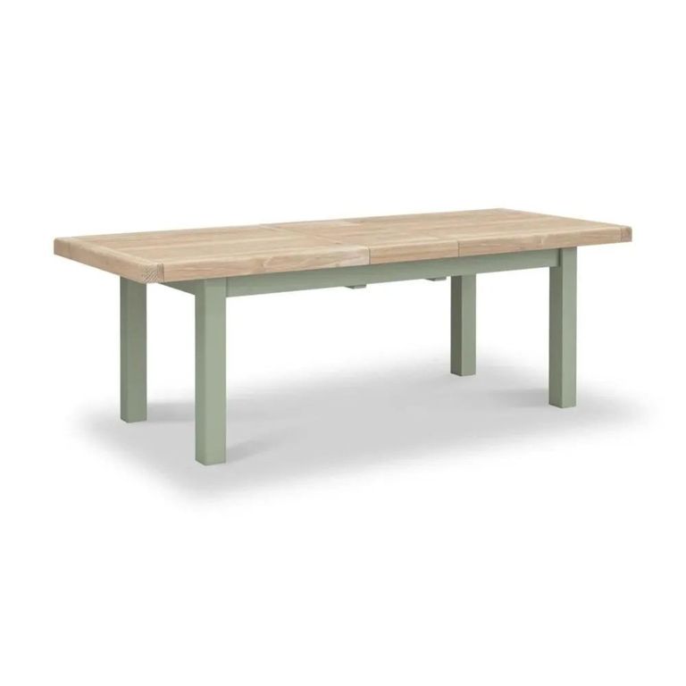 Salcombe Extending Dining Table - Sage Oak - 8-10 Seater - 200cm-245cm