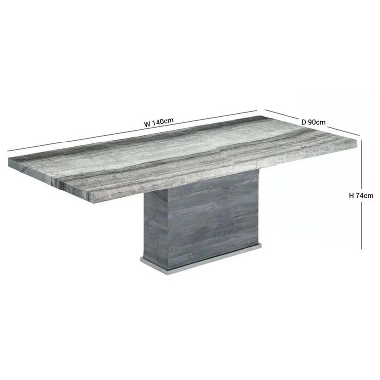 Saturn Dining Table - Extra Light - Marble - Variation Available