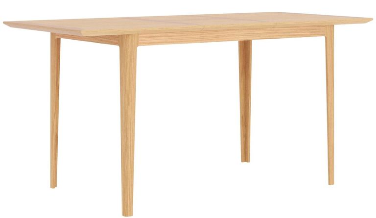 Selene Oak 4-6 Seater Extending Dining Table - 140cm-180cm