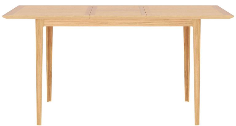 Selene Oak 4-6 Seater Extending Dining Table - 140cm-180cm