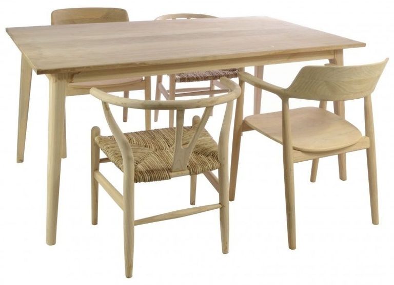 Shoreditch Wooden Dining Table - 6 Seater