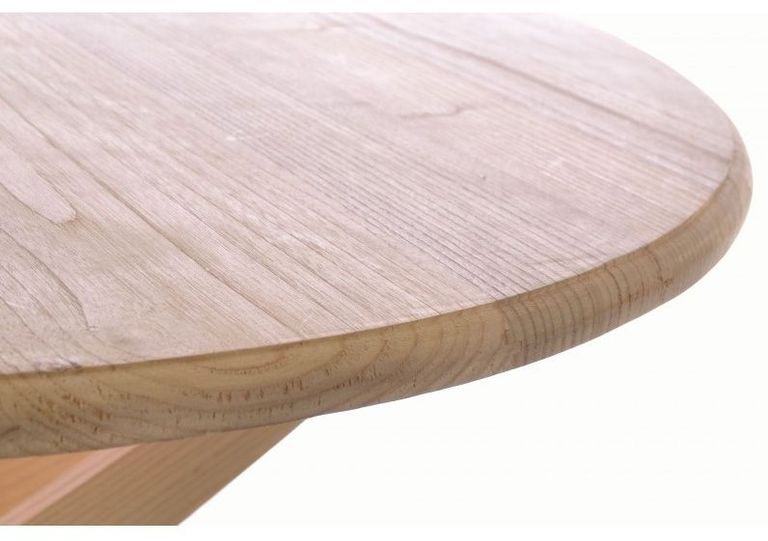 Shoreditch Wooden Large Round Dining Table - 2 Seater