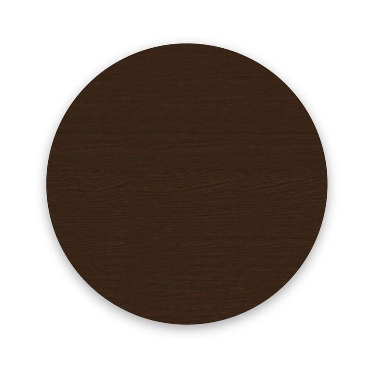 Soho Dining Table - Round - Slatted Base - 4 Seater - 120cm - Dark Oak