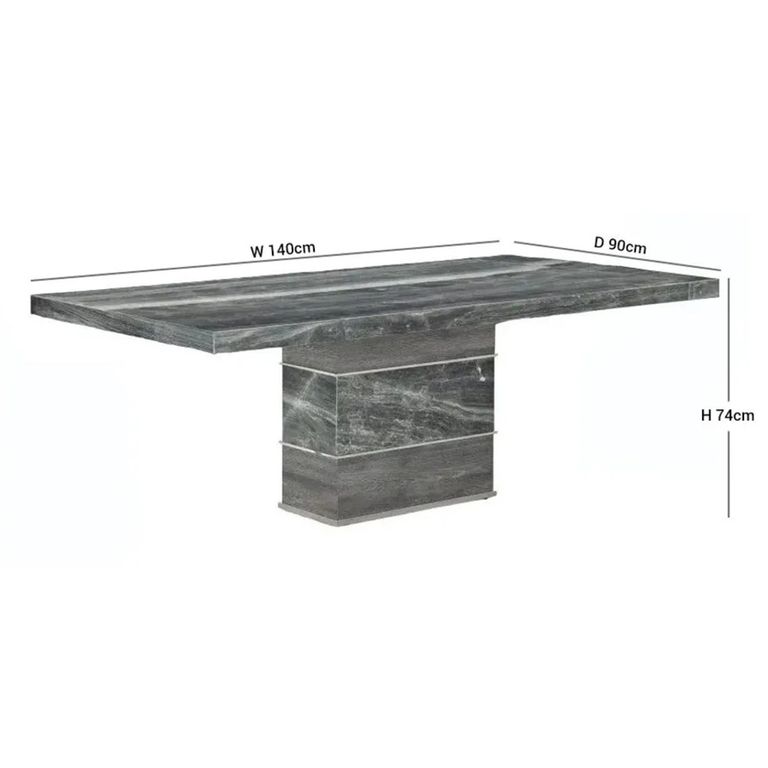 Soho Dining Table - Pedestal - Marble - Variation Available