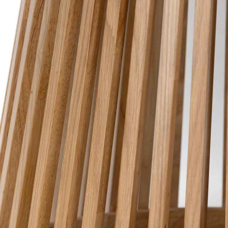 Soho Dining Table - Round - Slatted Base - 4 Seater - 120cm - Oak