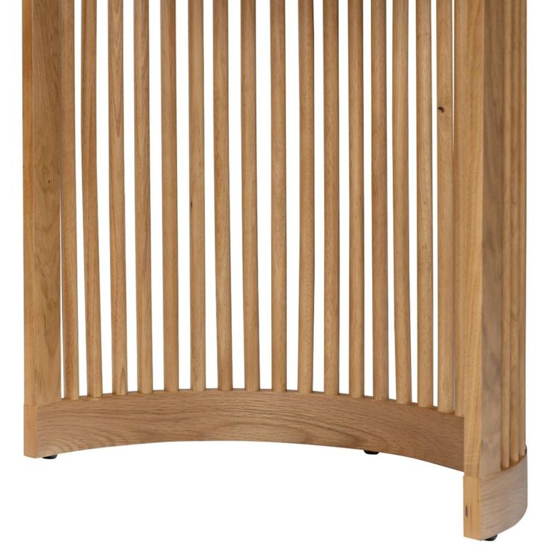 Soho Dining Table - Oval - Slatted Base -  8 Seater - 200cm - Oak