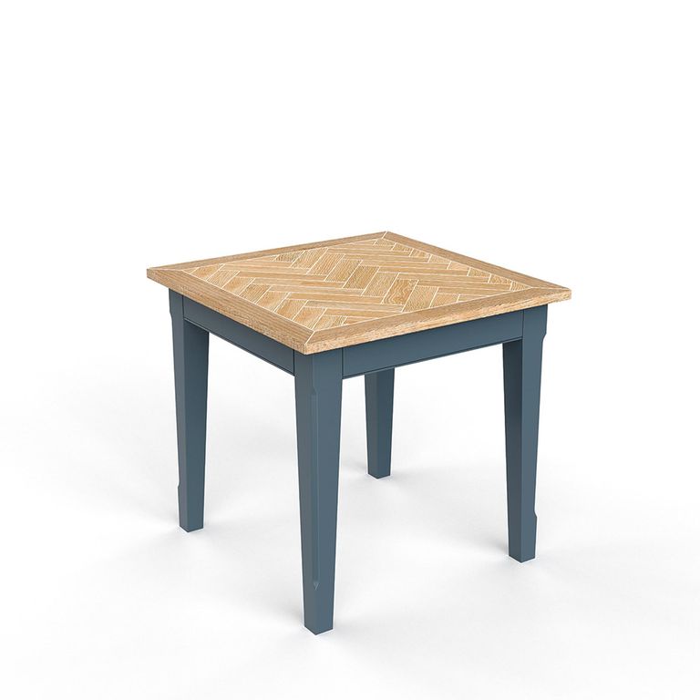 Signature Blue Square Dining Table - 2 Seater - 80cm
