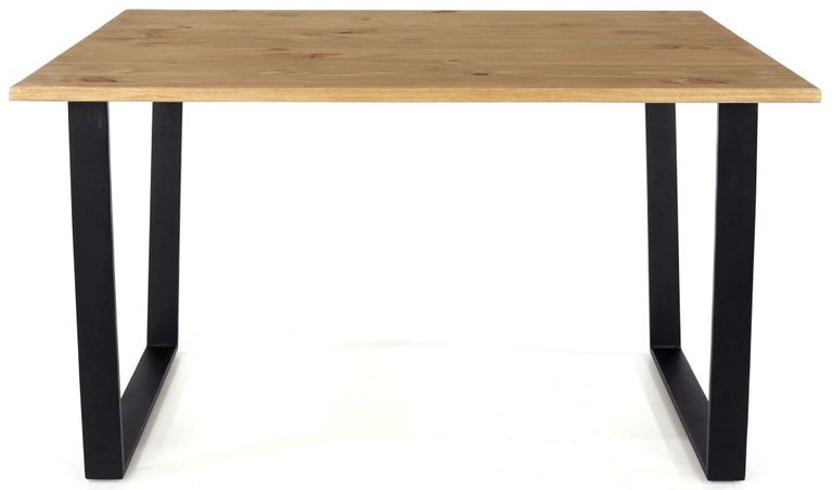 Texas Industrial Style Oak Effect 6 Seater Dining Table
