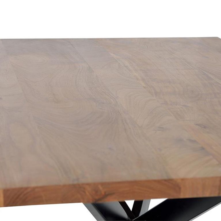 Terni Dining Table - Solid Acacia Wood - 6 Seater - Spider Legs - Sizes Available
