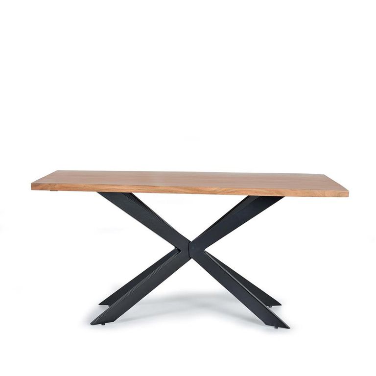 Terni Dining Table - Solid Acacia Wood - 6 Seater - Spider Legs - Sizes Available