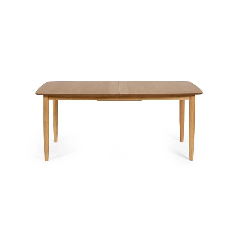 Theia Extending Dining Table - 6-8 Seater - 180cm-220cm - Oak Veneer
