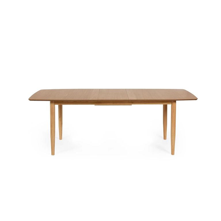 Theia Extending Dining Table - 6-8 Seater - 180cm-220cm - Oak Veneer