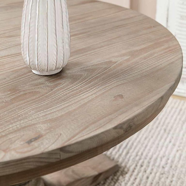 Topsham Round Dining Table Natural