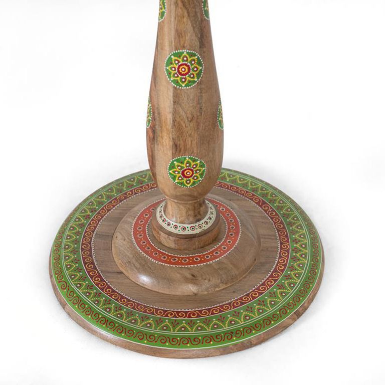 Verbano Dining Table - Mango Wood - 2 Seater - 76cm - Round Pedestal