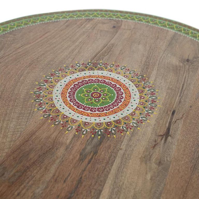 Verbano Dining Table - Mango Wood - 2 Seater - 76cm - Round Pedestal