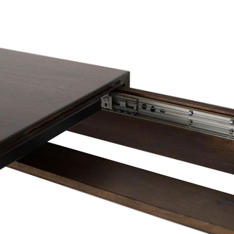 Verona Dining Table - Walnut Mango Wood - 4-6 Seater - 120cm-180cm - Extending