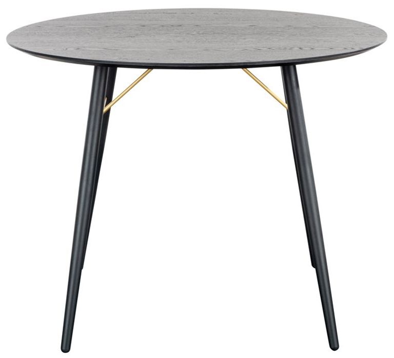 Barcelona Round Dining Table - 2 Seater - 100cm - Black