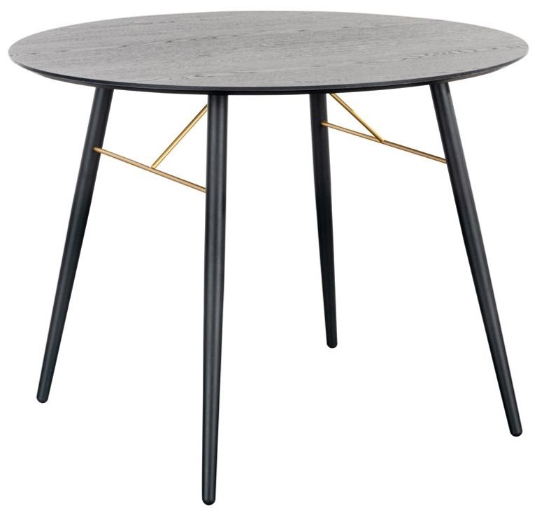 Barcelona Round Dining Table - 2 Seater - 100cm - Black