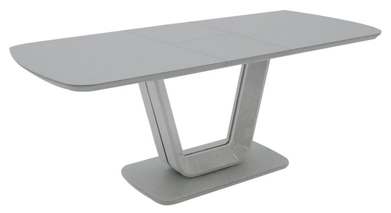 Lazzaro Extending Dining Table - 4 Seater - 120-160cm - Light Grey Matt