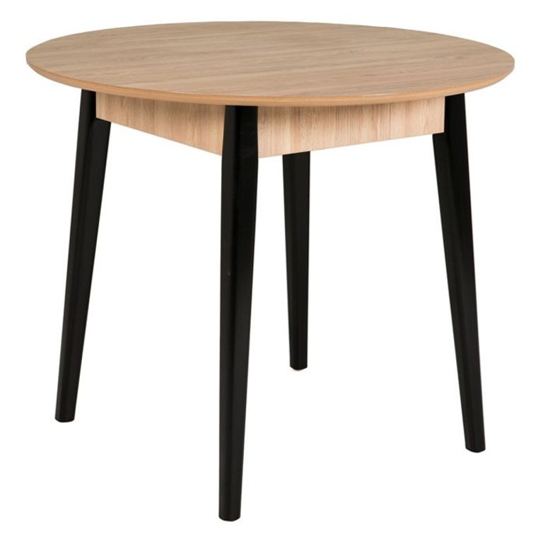 Lotti Round Dining Table - 2 Seater - 90cm - Oak