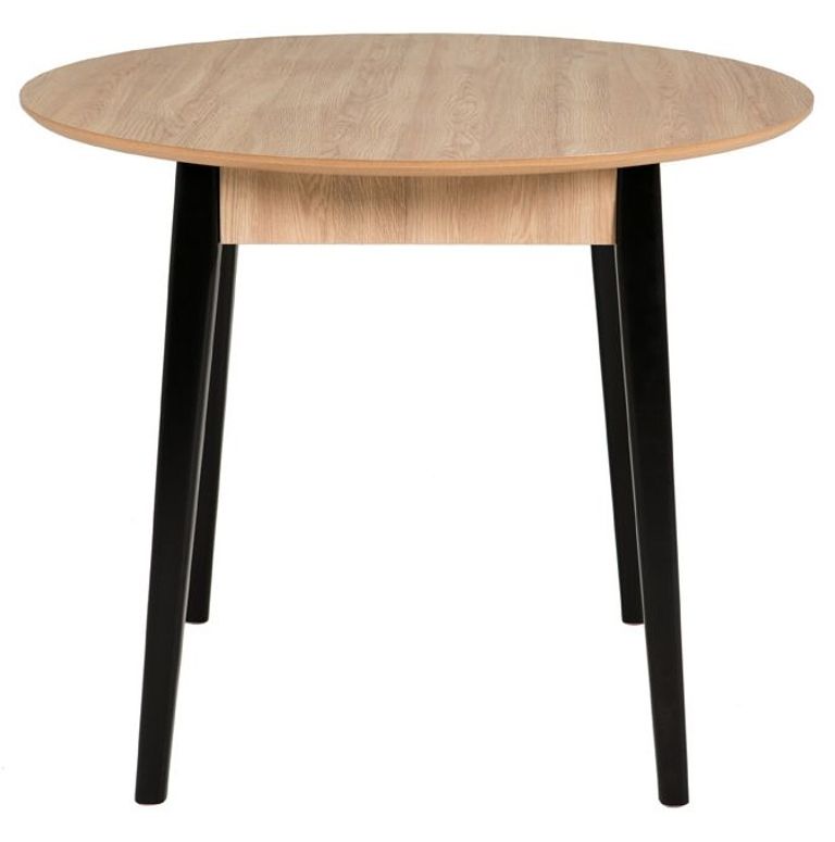 Lotti Round Dining Table - 2 Seater - 90cm - Oak