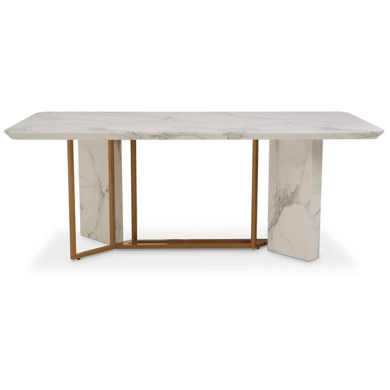 Vieste Dining Table - 8 Seater - 200cm - White Marble