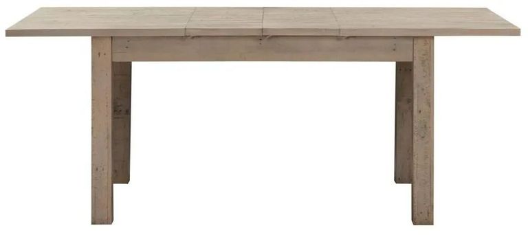 Washed Grey Reclaimed Pine 4-8 Seater Extending Dining Table - 140cm-200cm
