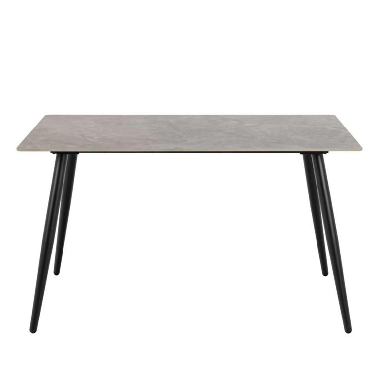 Wicklow Dining Table - 4 Seater - 140cm - Grey Ceramic