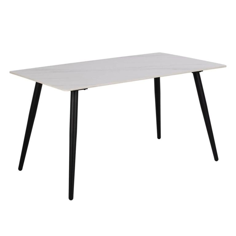Wicklow Dining Table - 4 Seater - 140cm - White Ceramic