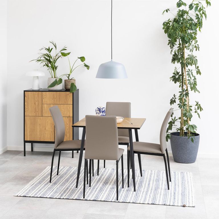 Wilma Dining Table - 2 Seater - Square - 80cm - Oak