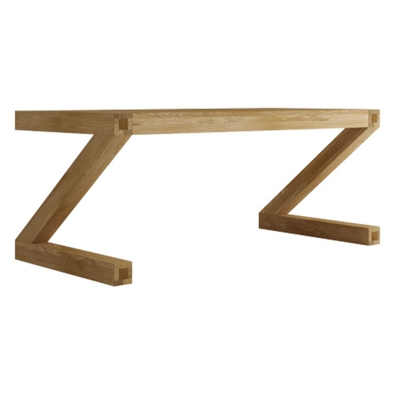 Z Designer Dining Table - 120cm - 4 Seater - Oak