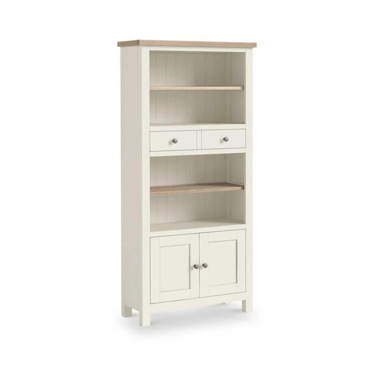 Modern Display Unit - 2 Door - White Painted