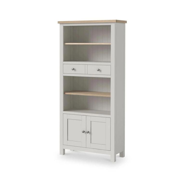 Modern Display Unit - 2 Door - Grey Painted