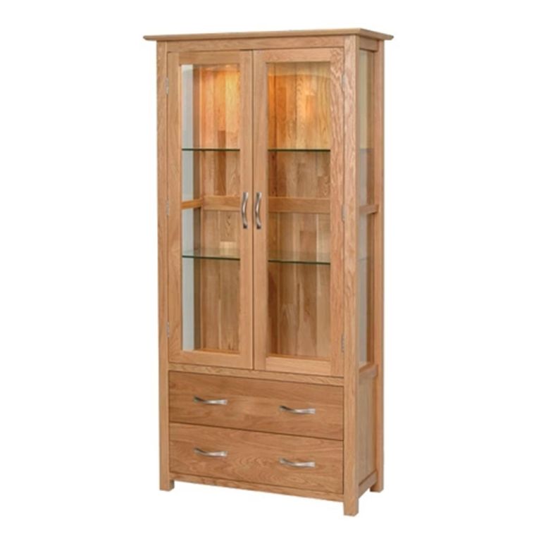 Nimbus Display Cabinet - 2 Door - Oak